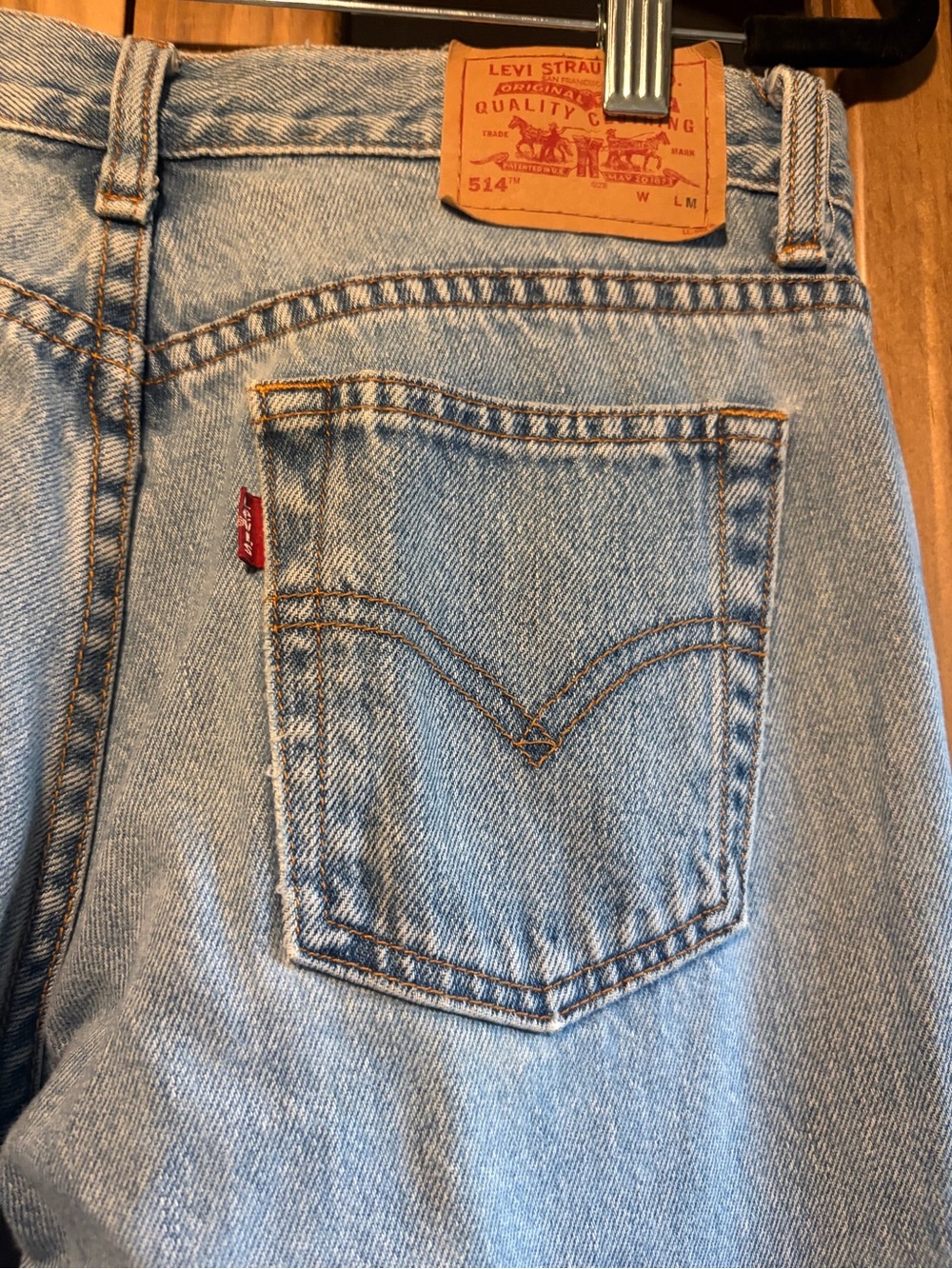 Levi’s 514 Flare Jeans Size 5 Vintage Y2K Embroidered Floral Denim See Details - Picture 11 of 15